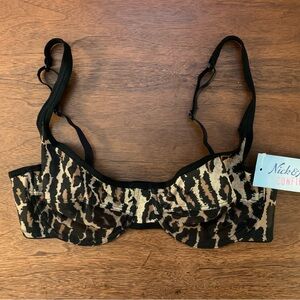 NWT Nick & Nora Bra 34C